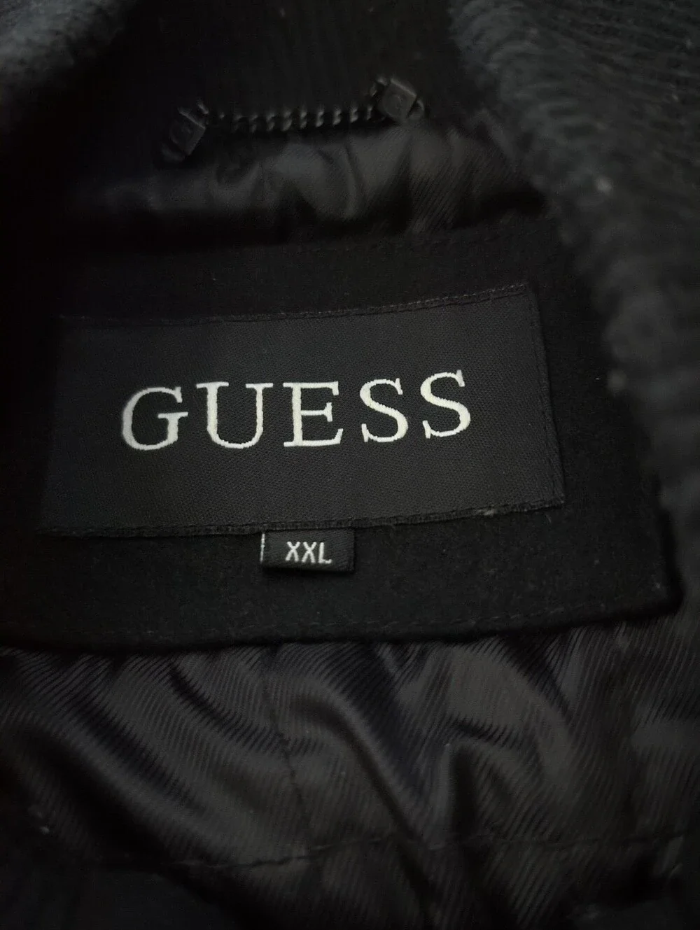 Guess Men's Wool Blend Military Style Coat/ Jacket
